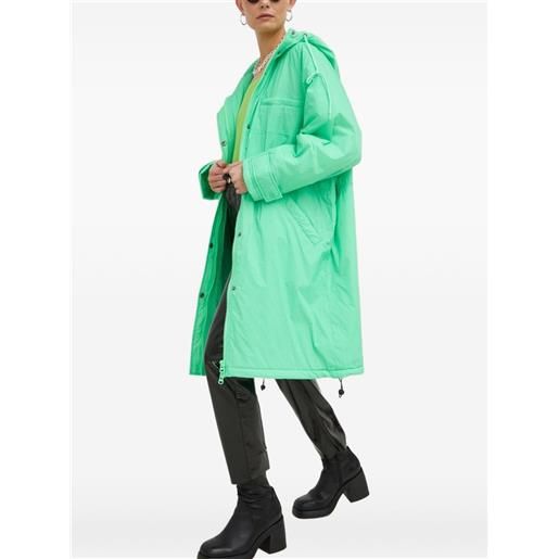 American Vintage impermeabile con cappuccio - verde