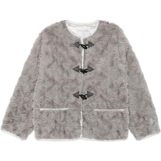 Forte Forte giacca con alamari - grigio
