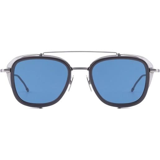 Thom Browne occhiali da sole rettangolari - nero