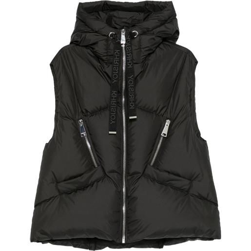 Khrisjoy gilet con zip - nero