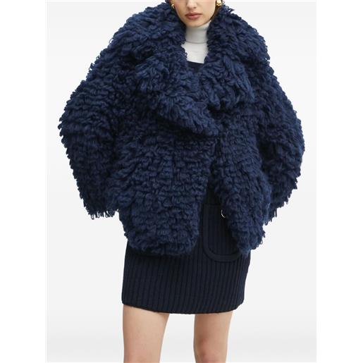 LUISA SPAGNOLI giacca con scollo a scialle - blu