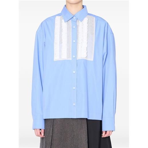 Kolor camicia a inserti - blu