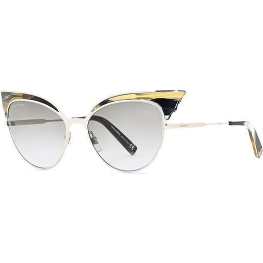 DSQUARED2 EYEWEAR occhiali da sole cat-eye - argento