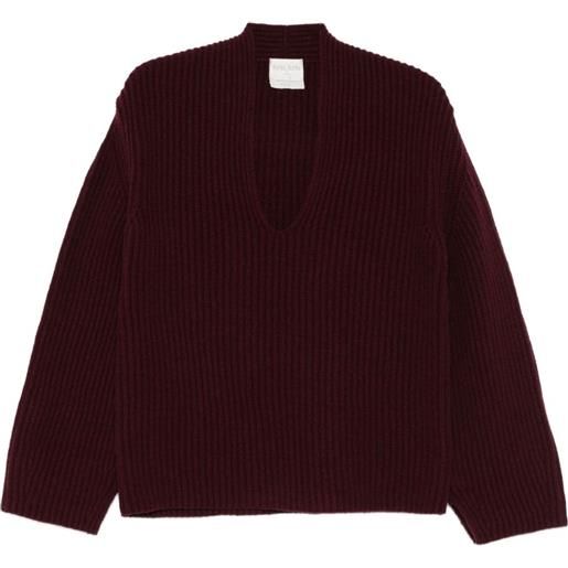 Forte Forte maglione con scollo a v - rosso