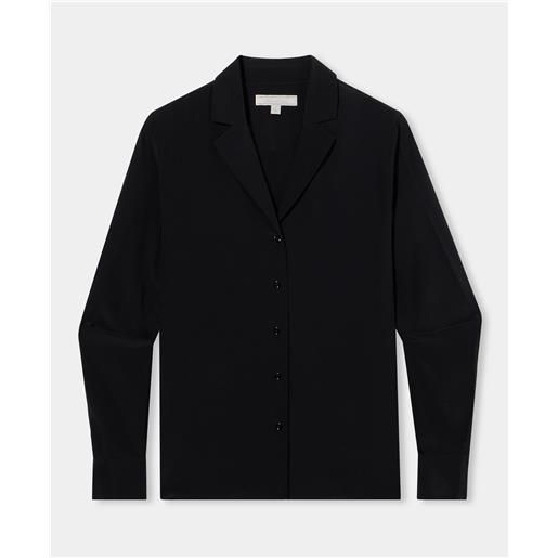 Brooks Brothers crepe silk blouse black