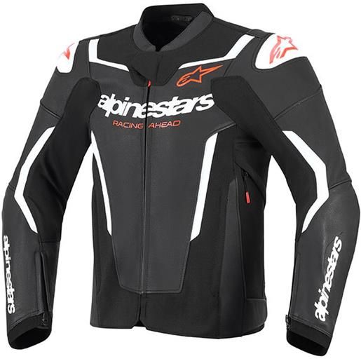 Alpinestars giacca moto pelle Alpinestars gp force v2 nero bianco