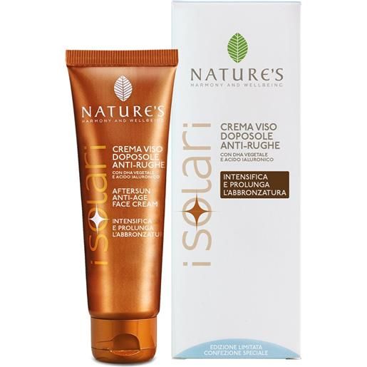BIOS LINE SpA nature's i solari crema viso doposole anti-rughe 50 ml edizione limitata