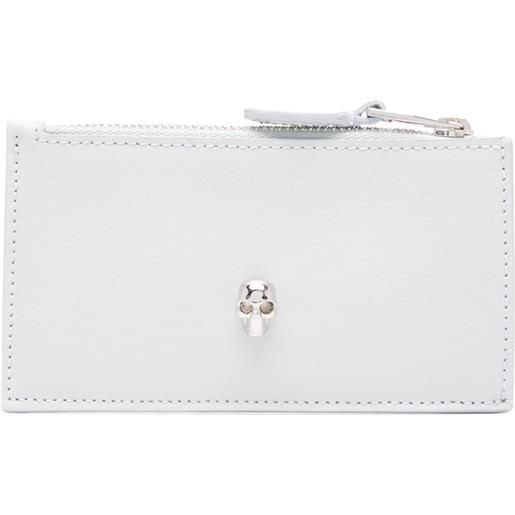 Alexander McQueen portafoglio con applicazione - blu