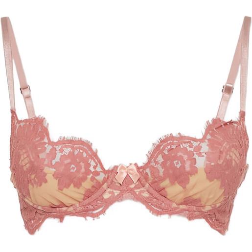 DSQUARED2 reggiseno in pizzo a fiori - rosa