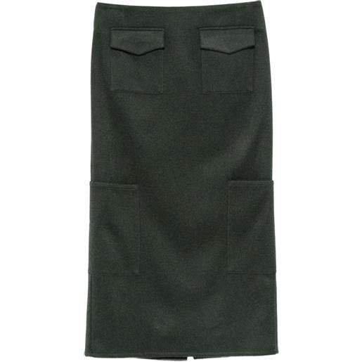 ALFIE gonna midi valletta - verde