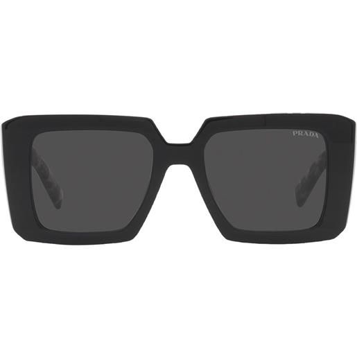 Prada Eyewear occhiali da sole oversize - nero