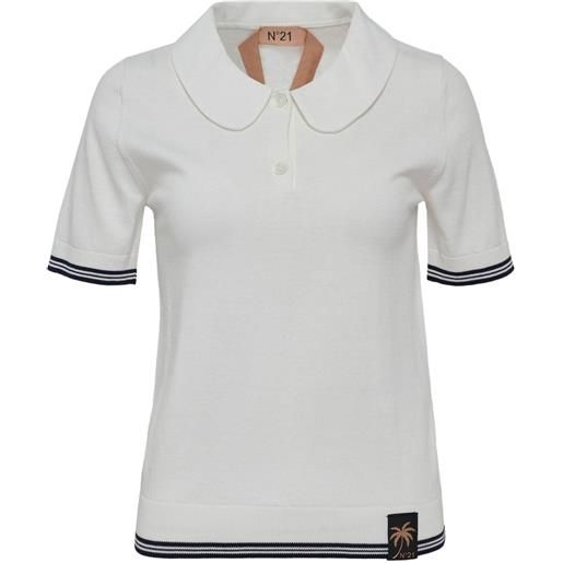 Nº21 polo a maniche corte - bianco