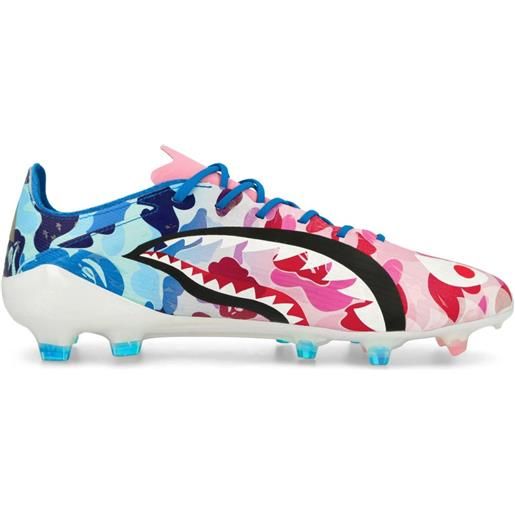 adidas x bape sneakers f50 elite "clear pink/cloud white" - bianco