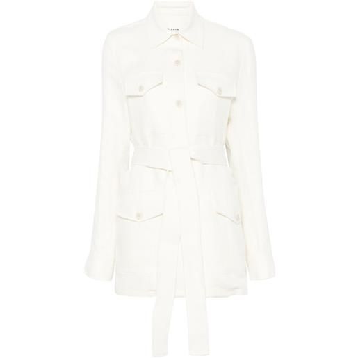 P.A.R.O.S.H. giacca con cintura - toni neutri