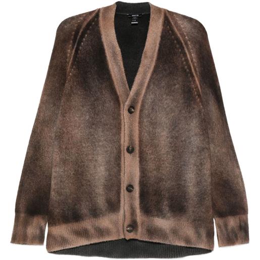 Avant Toi cardigan in misto seta - marrone