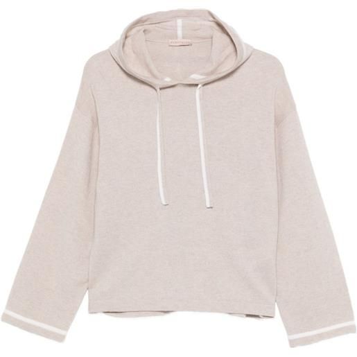 Purotatto felpa con cappuccio - toni neutri