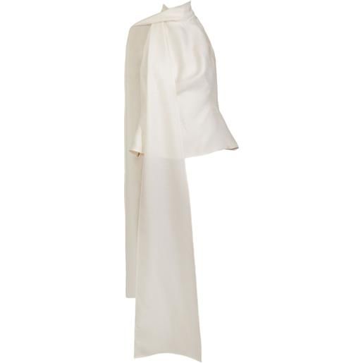 RXQUETTE blusa con scollo all'americana - toni neutri