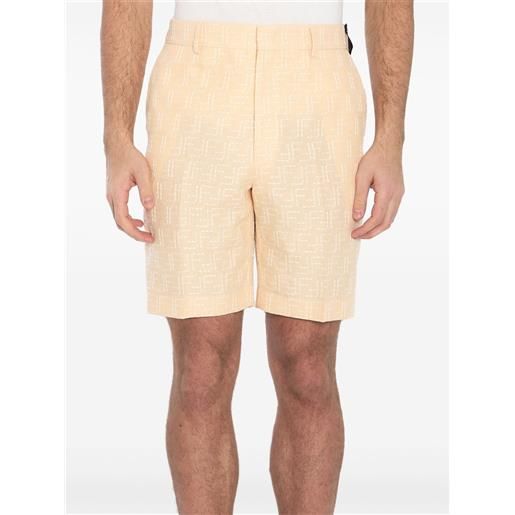 FENDI bermuda ff jacquard - toni neutri