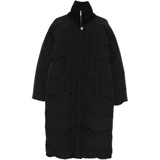 Sportmax parka trapuntato - nero