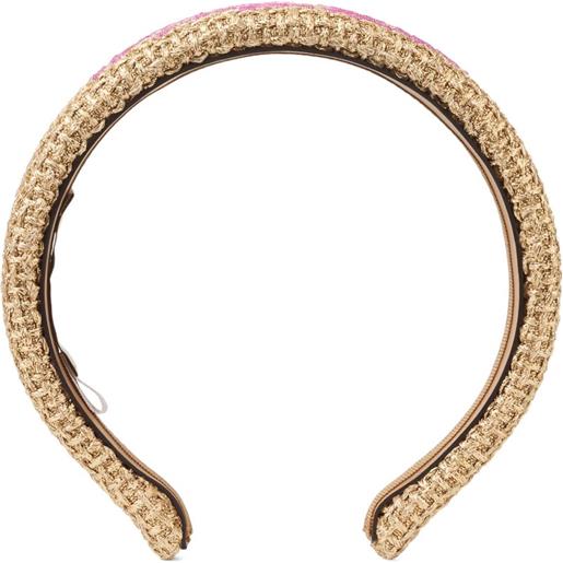 Jimmy Choo fascia con logo - oro