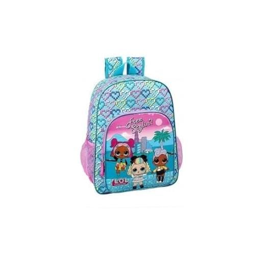 GOOD4YOU zaino scuola safta 611947180 lol surpris 33cm adattabile al carrello, blu