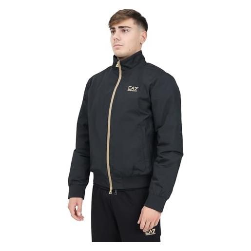 EA7 emporio armani giubbotto uomo core identity in tessuto tecinico 8npb20pnfzz 8058997423212 - nero nero oro 208