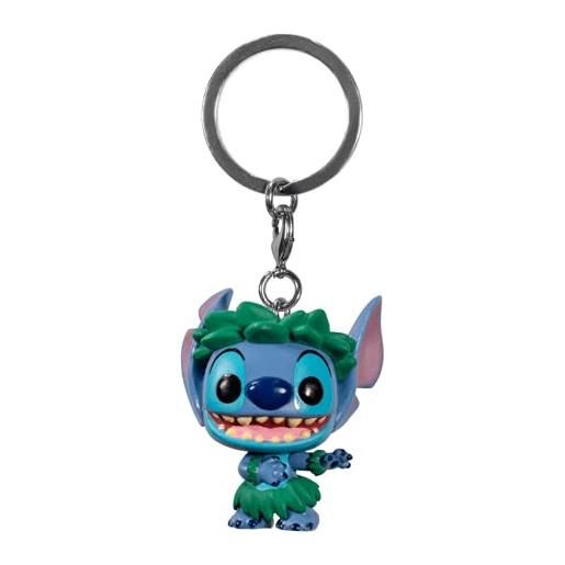 Funko portachiavi disney lilo e stitch - stitch in hula skirt esclusiva funko