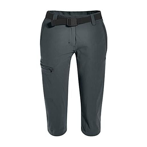 Gonso maier sports inara slim 3/4, pantaloni capri donna, graphite, 34