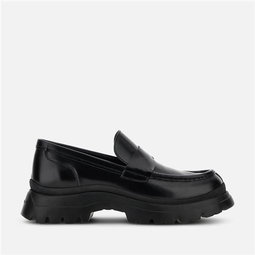 Hogan uomo stringate e mocassini, nero (taglia 8)