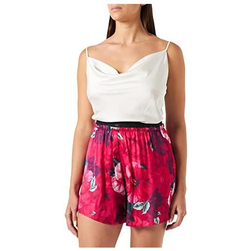 Pinko sfrontato shorts satin stampa