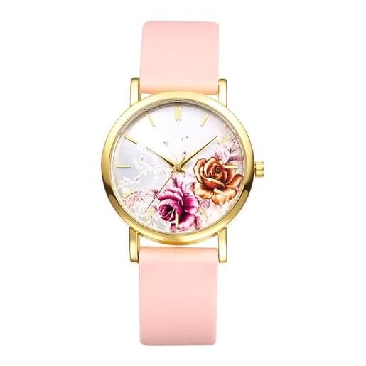 Hemobllo Orologio Al Quarzo Da Donna Rettangolare Orologio Da Ragazza in Stile Retrò Con Cinturino Alla Moda