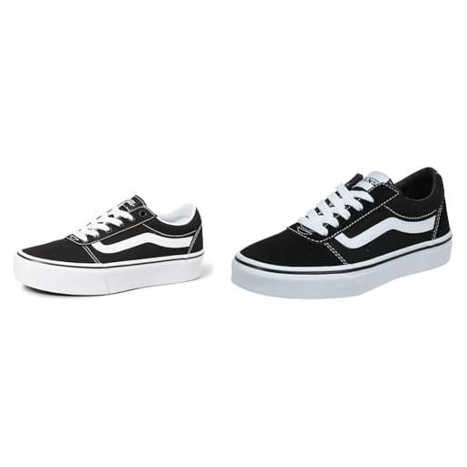 Vans sneaker canvas black white 36.5 eu + scarpe da ginnastica suede canvas black white 36.5 eu