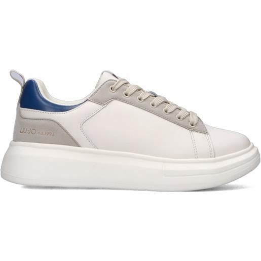 LIU JO sneaker uomo bianca/blu