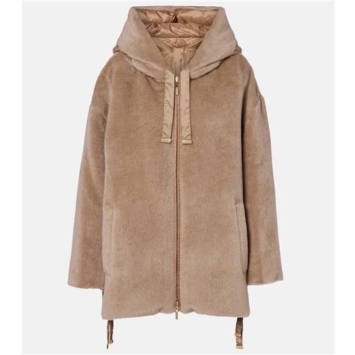 Max Mara piumino reversibile olivia in alpaca e lana