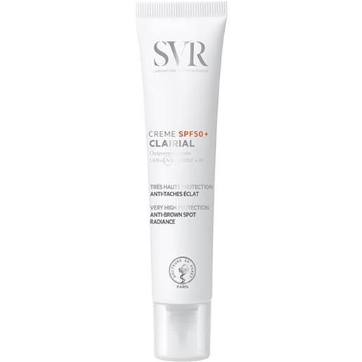 SVR clairial crème spf50+ 40ml - crema viso giorno antimacchie