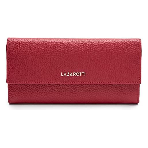 Lazarotti bologna leather portafoglio pelle 19 cm