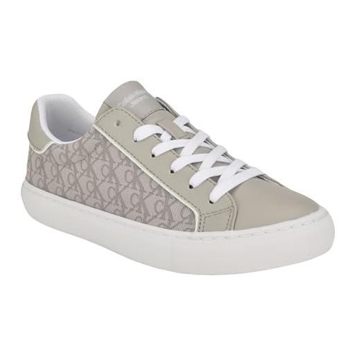 Calvin Klein jeans charli western boot da donna, grigio tortora 050, 41 eu