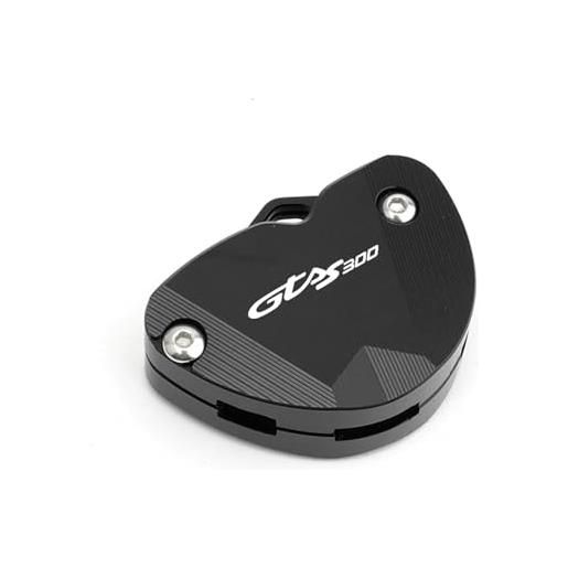 Seulomo copri chiave per decorazione moto chiavi in ​​allu per piaggio vespa gts300 gt s300 gts 300 2023 universale accessori moto caso della copertura chiave borsette portachiavi(color: c black)