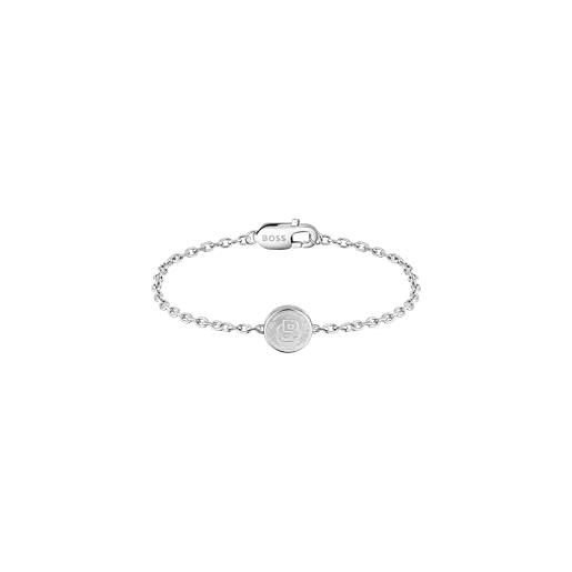 BOSS Jewelry Women's IRIS Collection Bracelet with Multiple Chains in Stainless Steel with Charms - 1580331