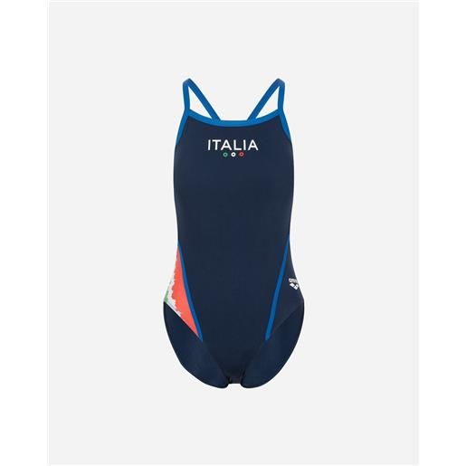 Arena italia fin w - costume piscina - donna - blu