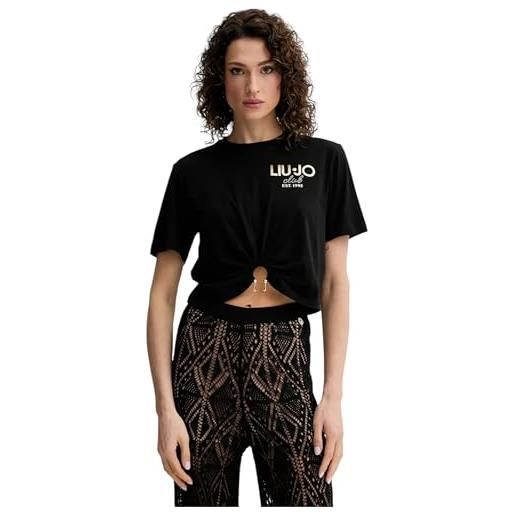 Liu Jo t-shirt manica corta wa5139js923 nero m