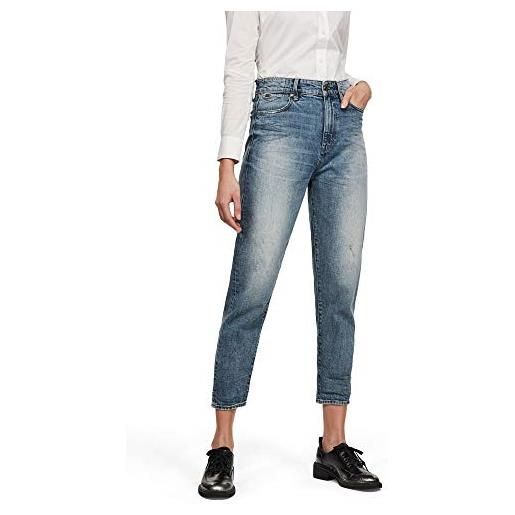 G-STAR donna janeh ultra high mom ankle jeans, blu (vintage sailor blue d16083-b767-b172), 26w / 28l