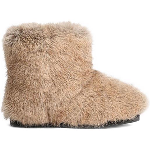 STAND STUDIO stivaletti zoe in pelliccia sintetica - toni neutri