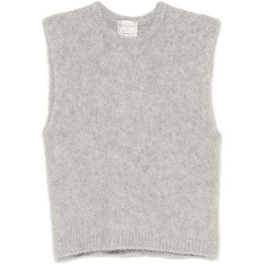 Forte Forte canotta smanicata - grigio