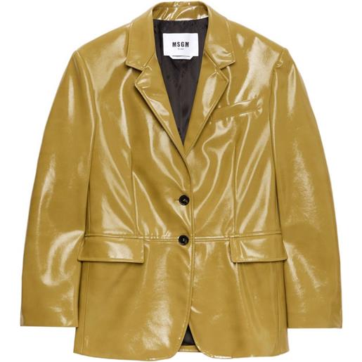 MSGM giacca monopetto - marrone