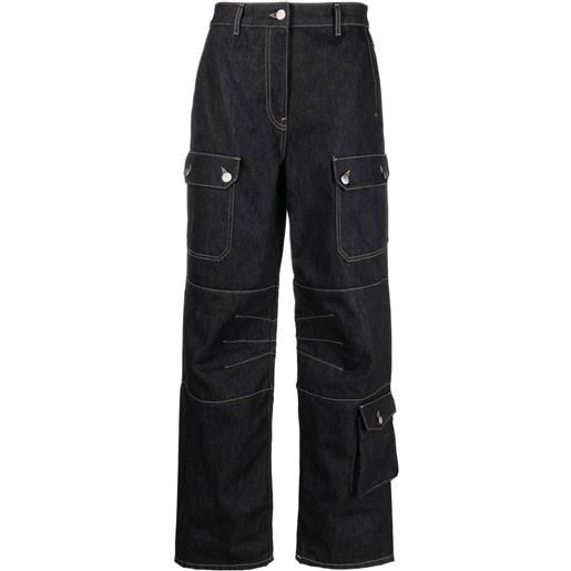 REMAIN cargo denim - nero