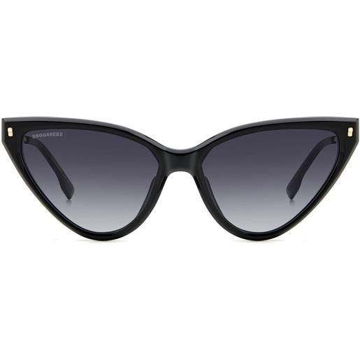 DSQUARED2 EYEWEAR occhiali da sole cat-eye - nero