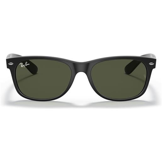 Ray-Ban occhiali da sole rb2132 622 new wayfarer nero/verde g-15 unisex