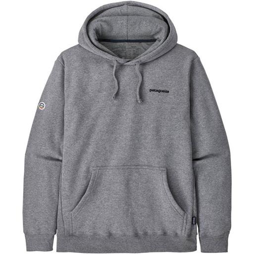 Patagonia fitz roy icon uprisal hoody, gravel heather