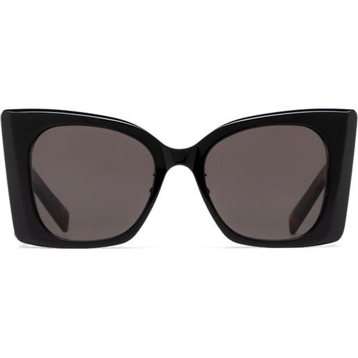 Saint Laurent Eyewear occhiali da sole geometrici - nero